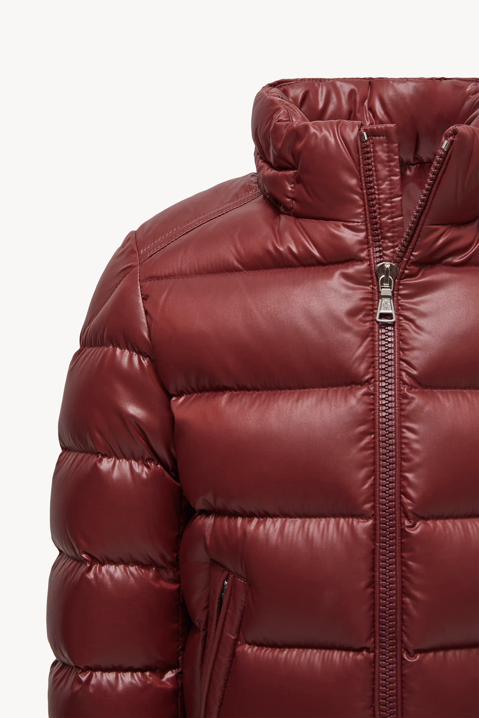 New Moncler Maya Hooded Down Jacket Boy Red Moncler 4